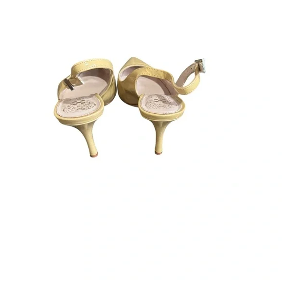 ✨ Vince Camuto Nude Patent Slingback Heels – Size 6.5 – 3” Heel ✨ - Picture 6 of 6